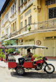 phnom penh rue coloniale tuk tuk
