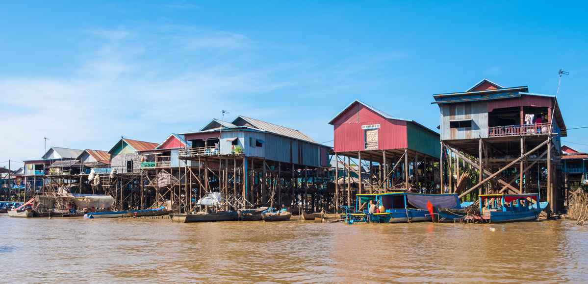 tonle sap maison pilotis pecheurs