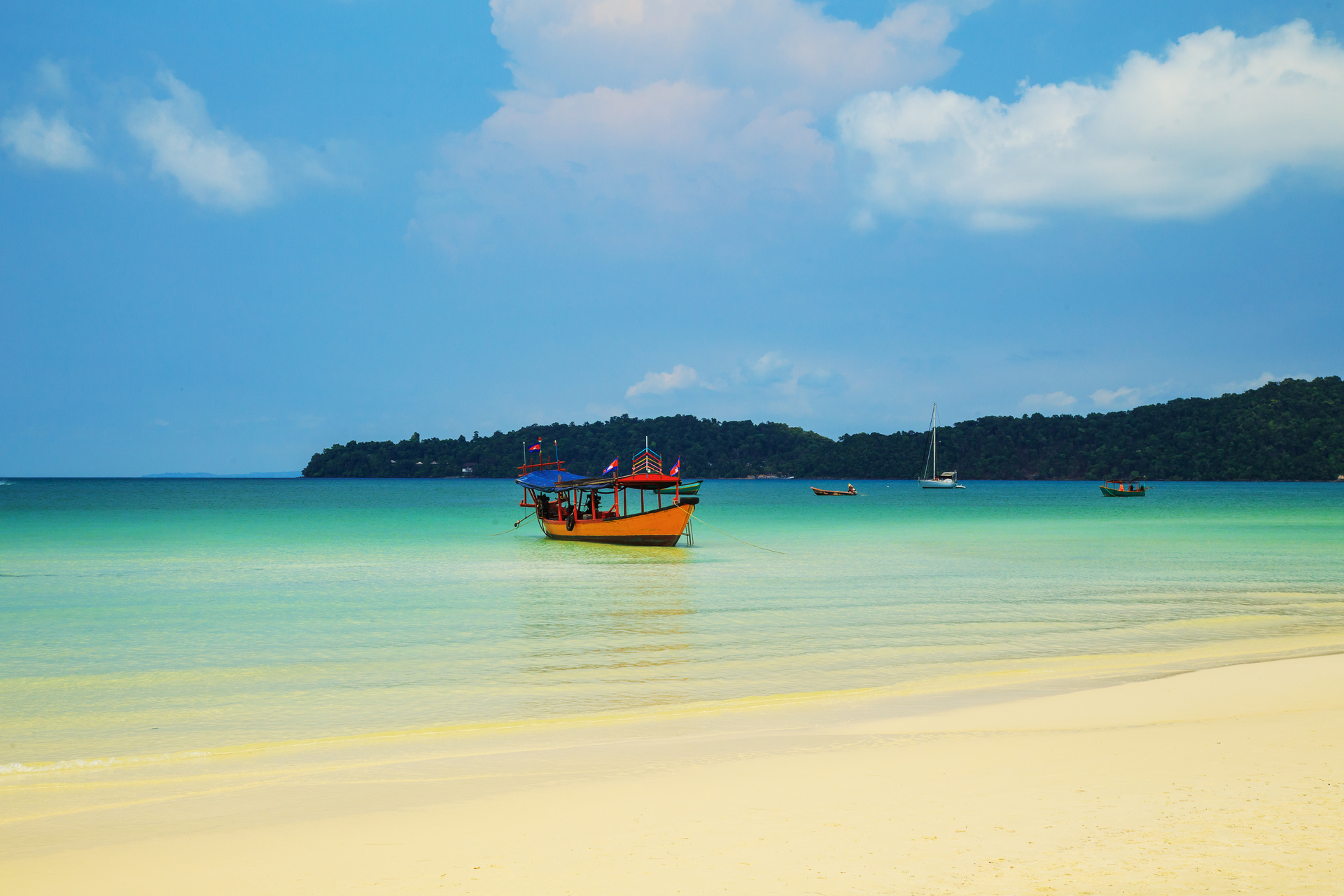Koh Rong Samloem bateau