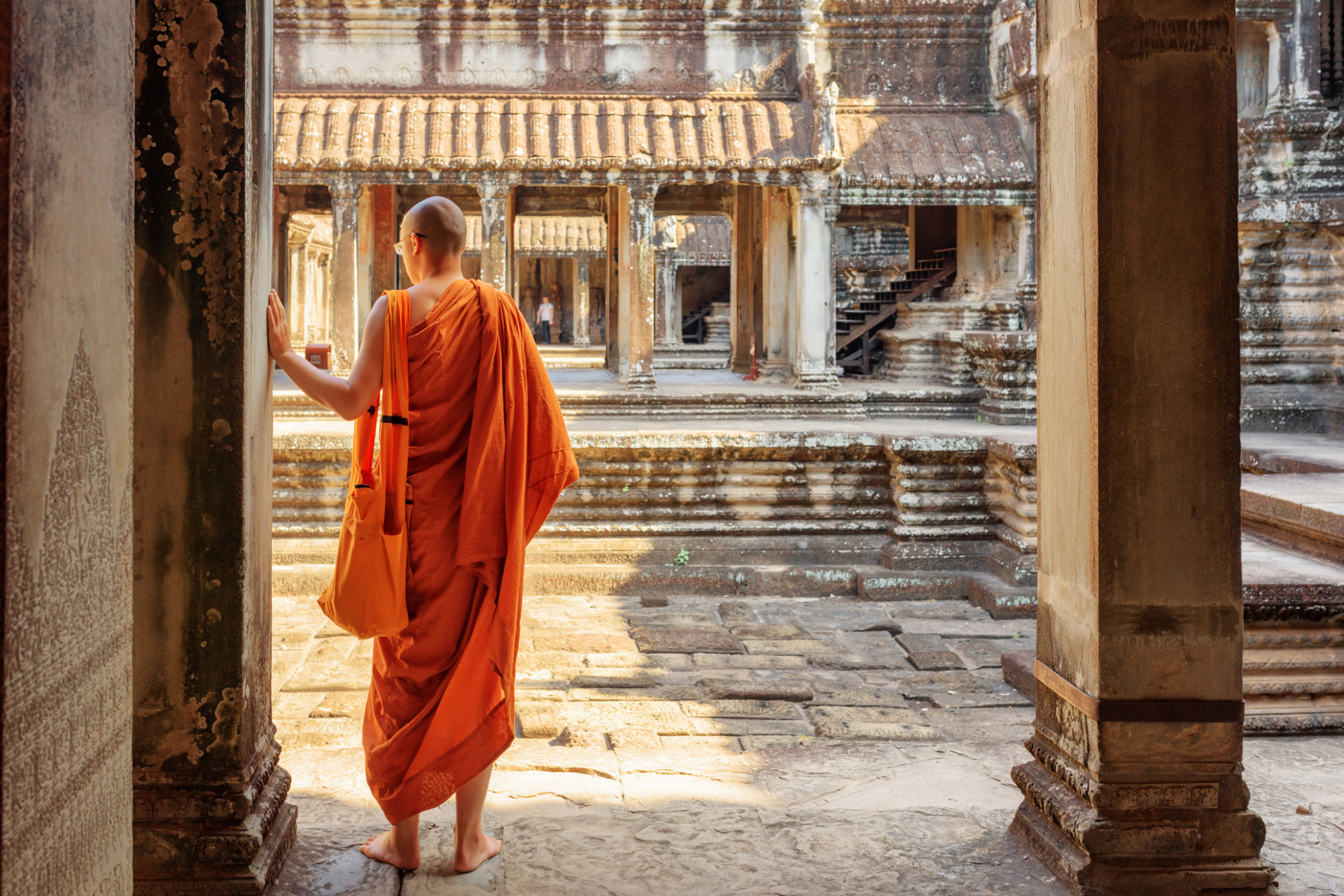 moine angkor visite