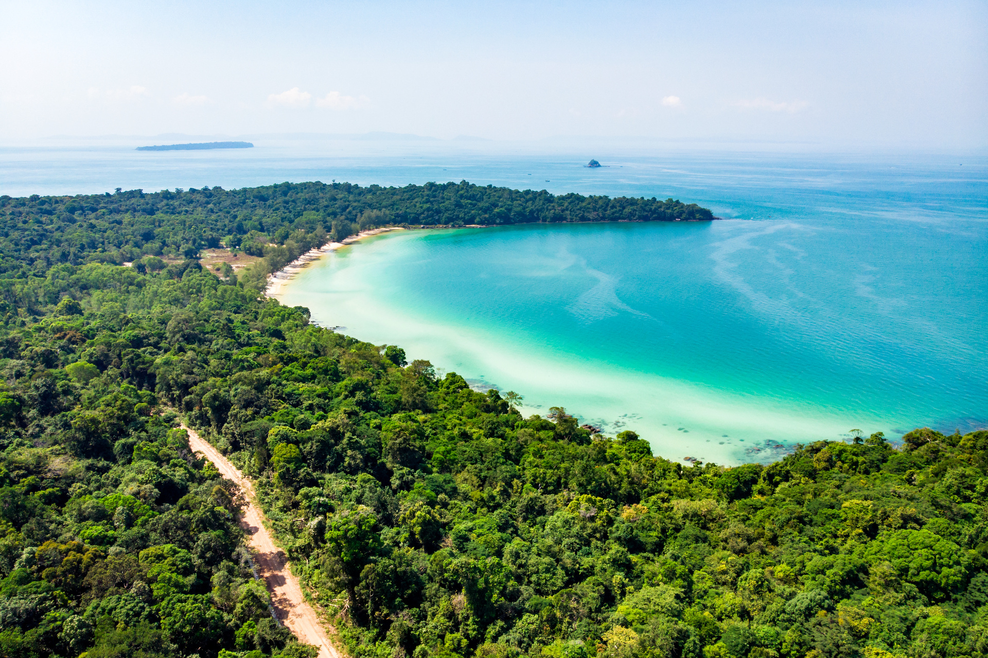 kor rong sihanoukville paysage plage jungle