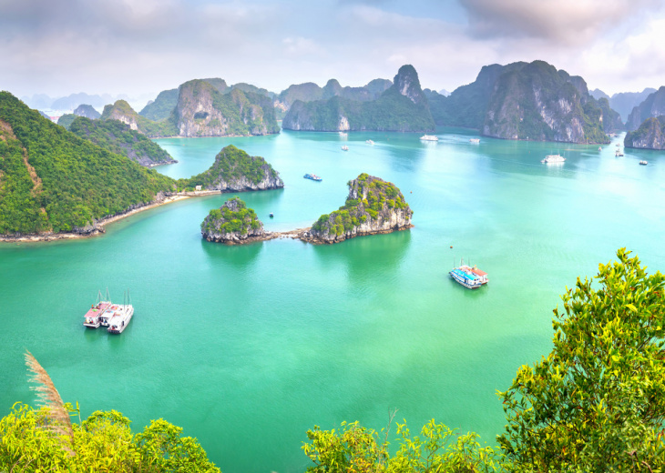 baie halong paysage vietnam