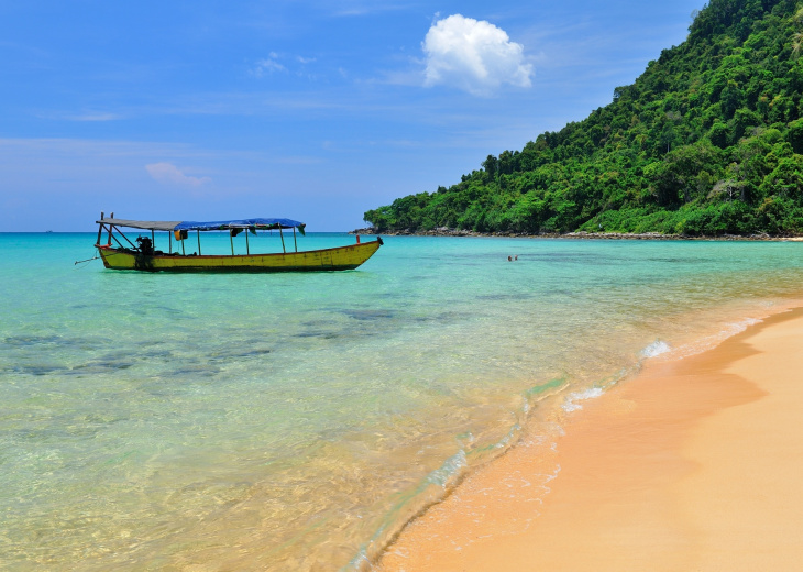 cote cambodgienne bateau