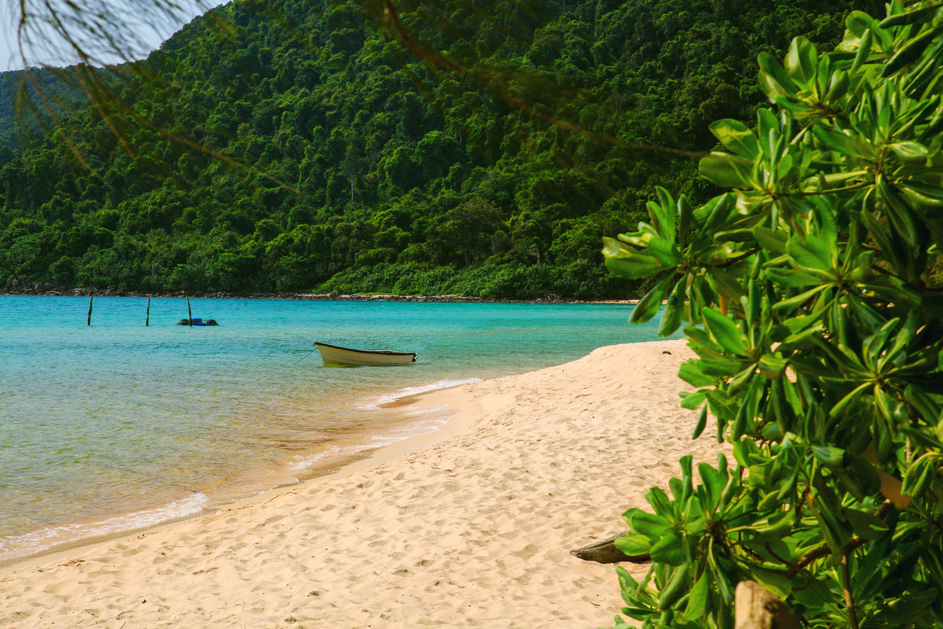 plage koh rong cote cambodgienne