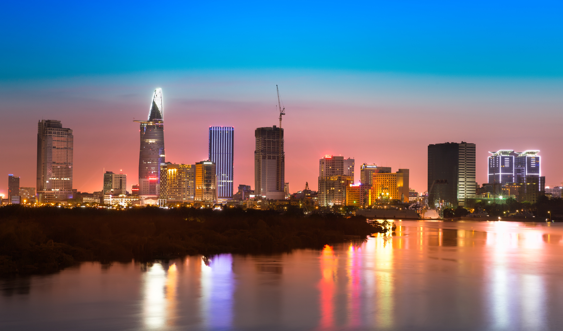 saigon vietnam sunset
