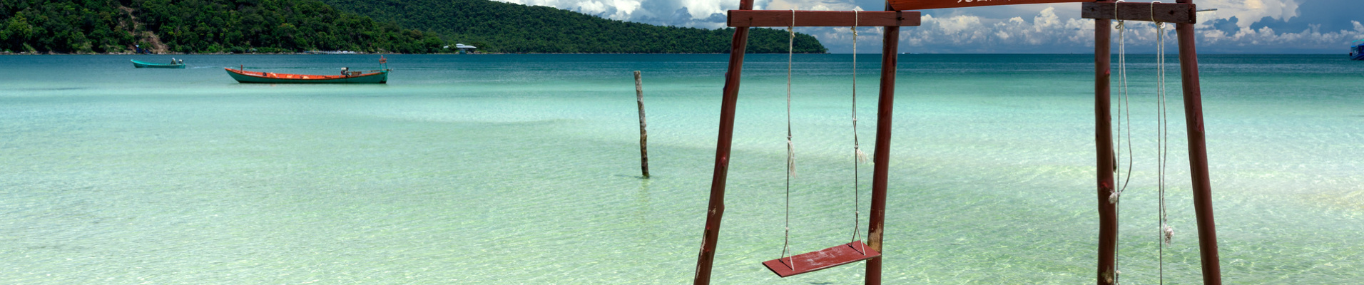 ile koh rong panneau bienvenue