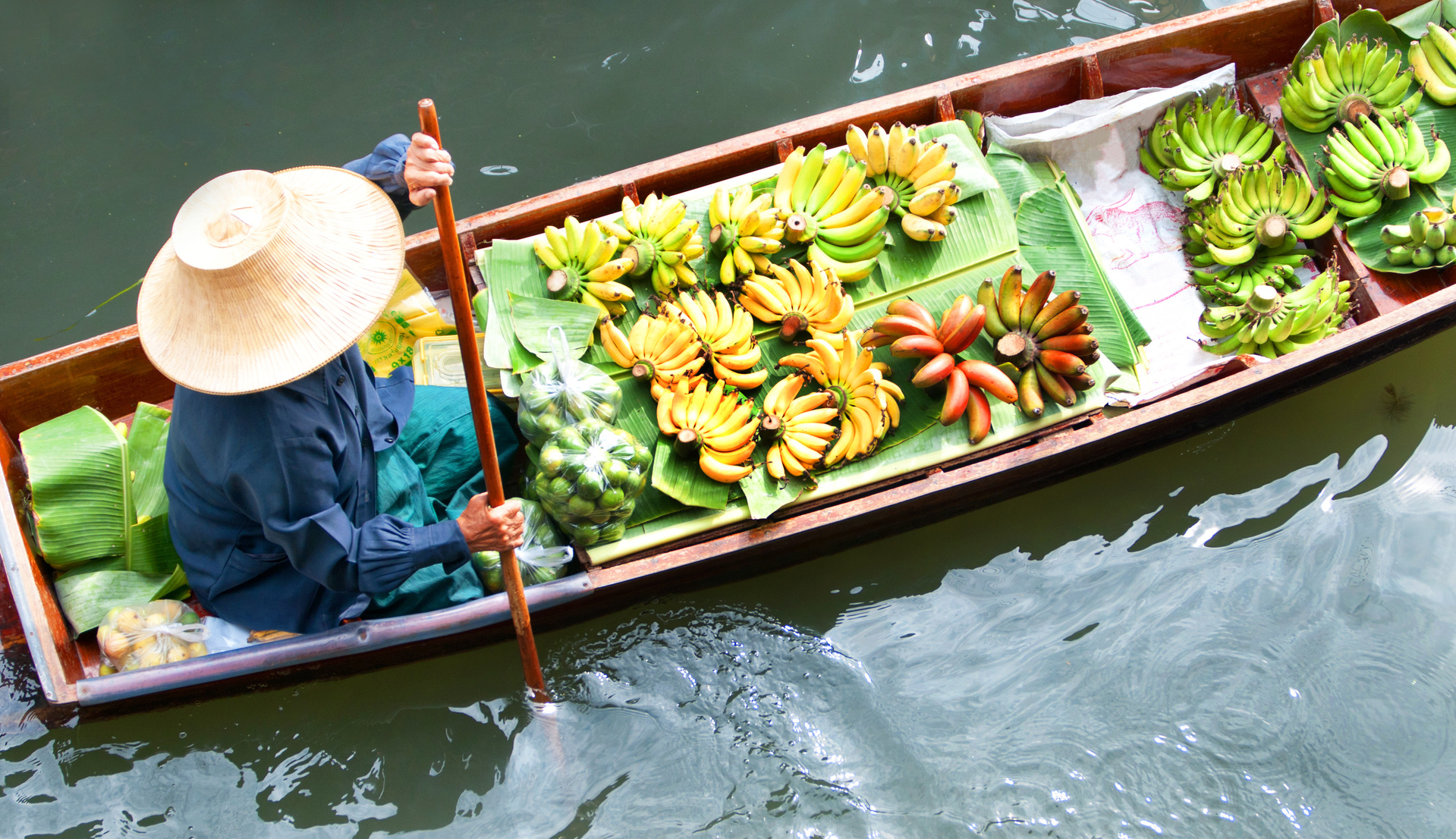 bateau marché flottant mekong