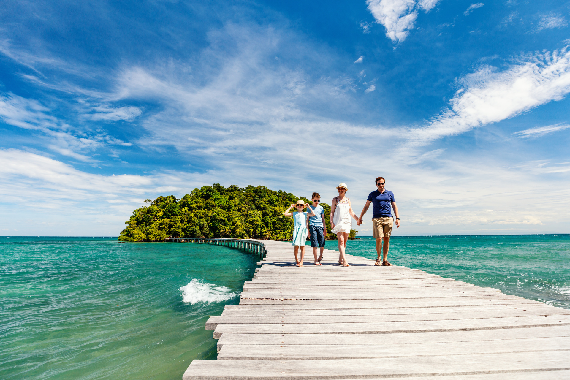 famille koh rong cambodge plage