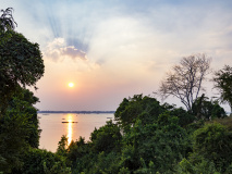 mekong kratie coucher soleil